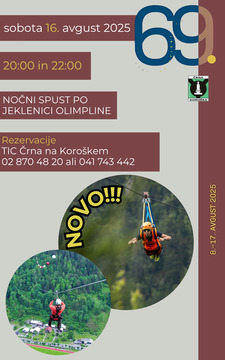 Nočni spust - sobota 16.8